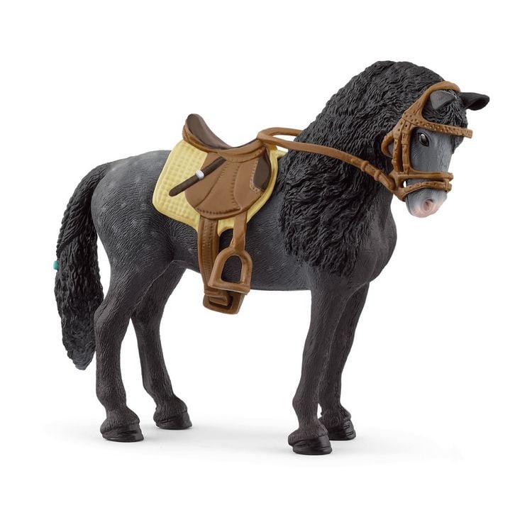 Produktbild: Schleich 42708 - Horse Club, Pura Raza Espanola Stute mit Accessoires, Tierfigur, Länge: 12,5 cm