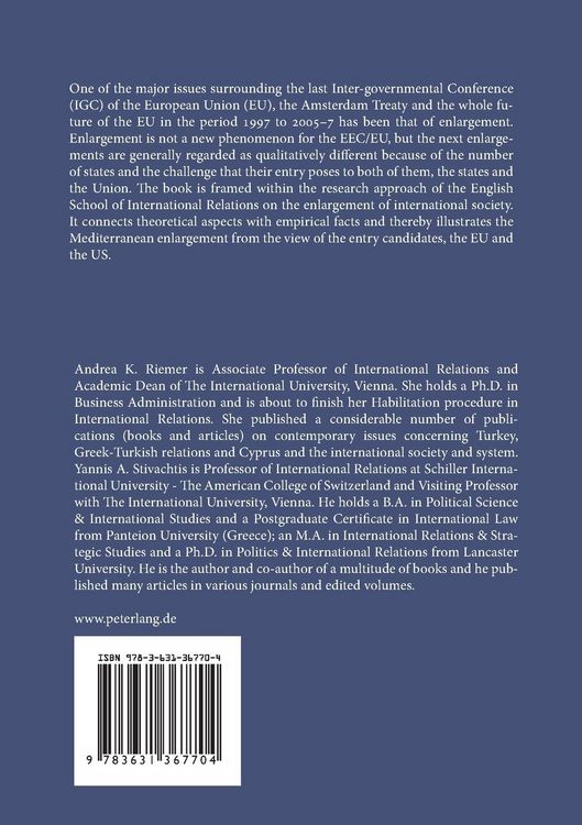 Produktbild: Understanding EU&rsquo;s Mediterranean Enlargement
