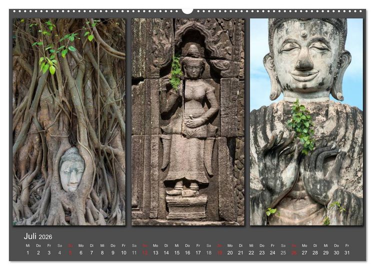 Produktbild: MEDITATION Zeit f&uuml;r mich (Wandkalender 2026 DIN A2 quer), CALVENDO Monatskalender