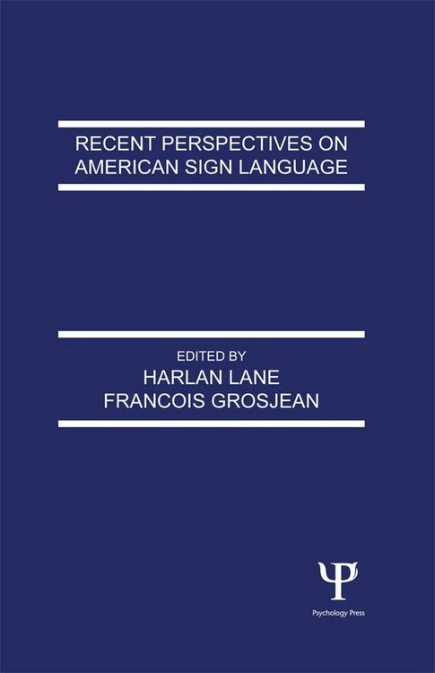 Produktbild: Recent Perspectives on American Sign Language