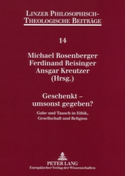 Produktbild: Geschenkt &ndash; umsonst gegeben?