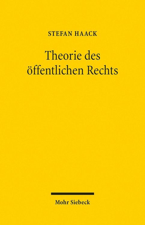 Produktbild: Theorie des &ouml;ffentlichen Rechts