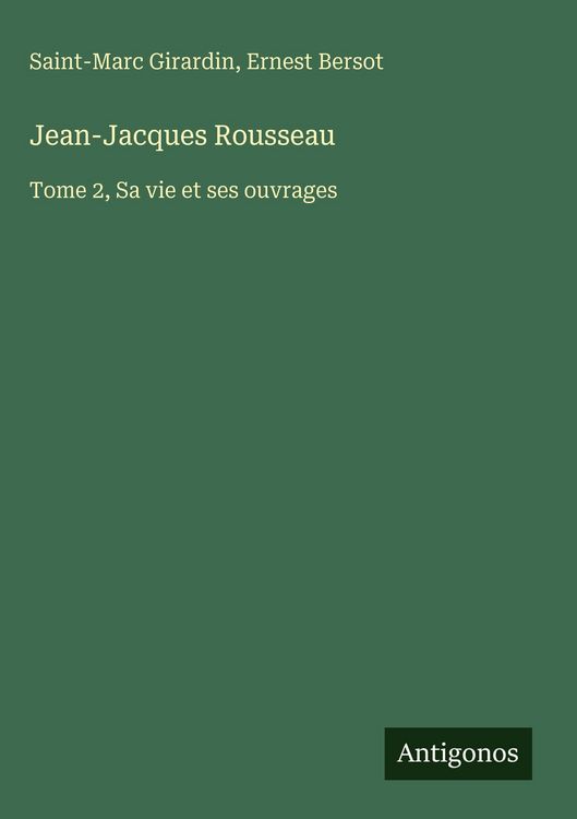 Produktbild: Jean-Jacques Rousseau
