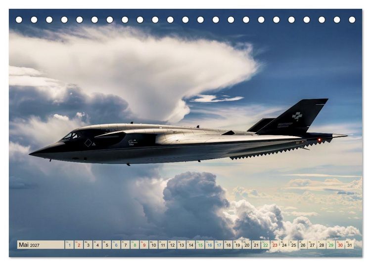 Produktbild: B2 Spirit - Bomber (Tischkalender 2027 DIN A5 quer), CALVENDO Monatskalender