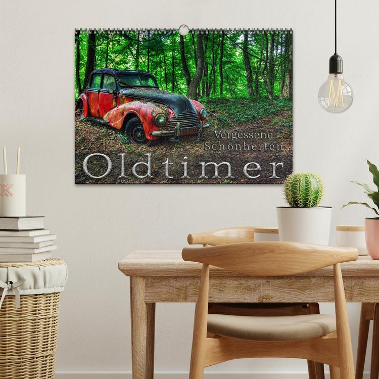Produktbild: Oldtimer - Vergessene Sch&ouml;nheiten (Wandkalender 2026 DIN A3 quer), CALVENDO Monatskalender