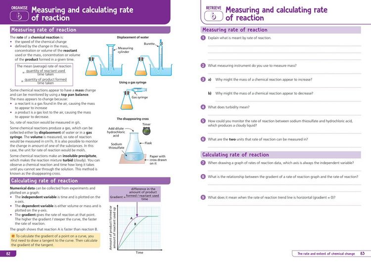 Produktbild: AQA GCSE 9-1 Chemistry Organise and Retrieve Your Knowledge