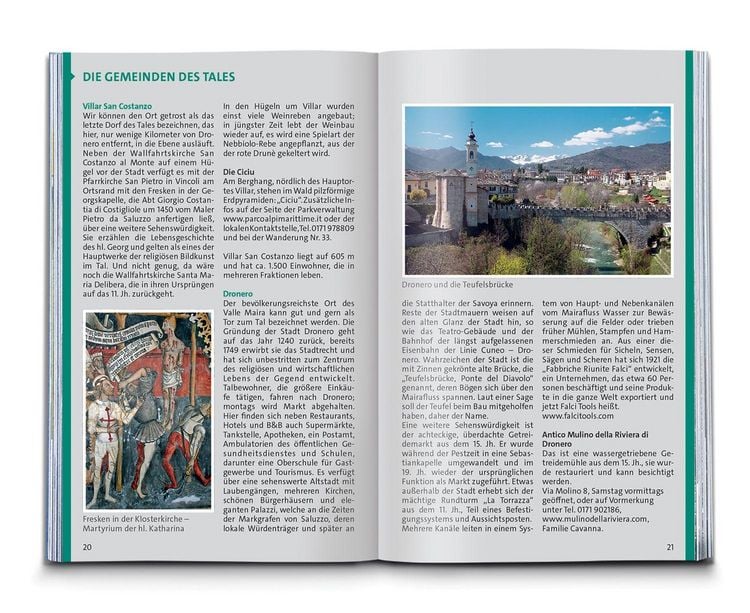 Produktbild: KOMPASS Wanderf&uuml;hrer Piemont, Valle Maira, 35 Touren mit Extra-Tourenkarte