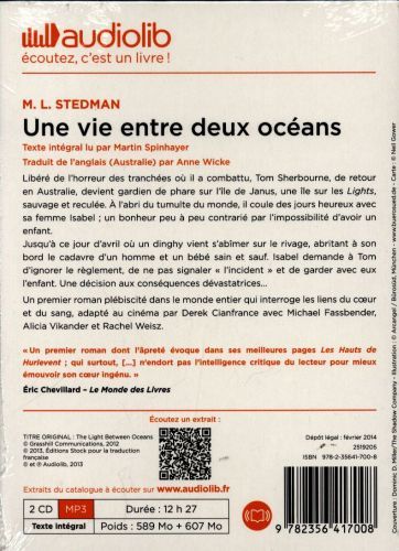 Produktbild: Une vie entre deux oc&eacute;ans