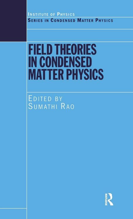 Produktbild: Field Theories in Condensed Matter Physics