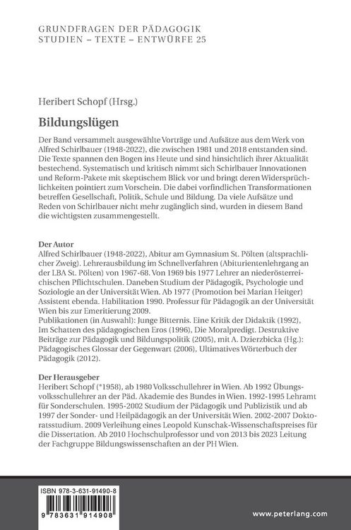 Produktbild: Bildungsluegen