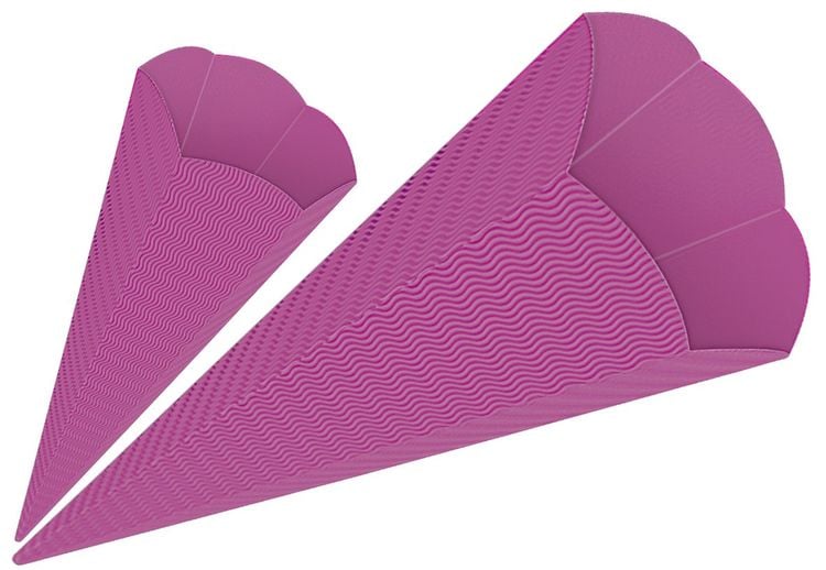 Produktbild: URSUS Schult&uuml;ten 3D-Schult&uuml;ten, pink, H&ouml;he: 68 cm, Durchmesser: 20 cm