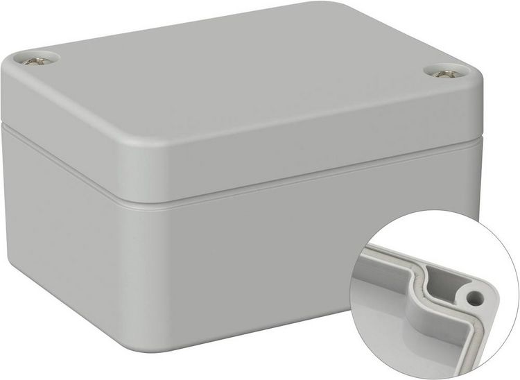 Produktbild: TRU COMPONENTS TC-9065592 Industrie-Geh&auml;use 65 x 50 x 35 ABS Lichtgrau (RAL 7035) 1St.