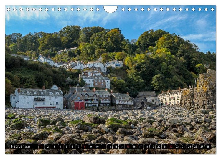 Produktbild: Blickpunkte Cornwall (Wandkalender 2026 DIN A4 quer), CALVENDO Monatskalender