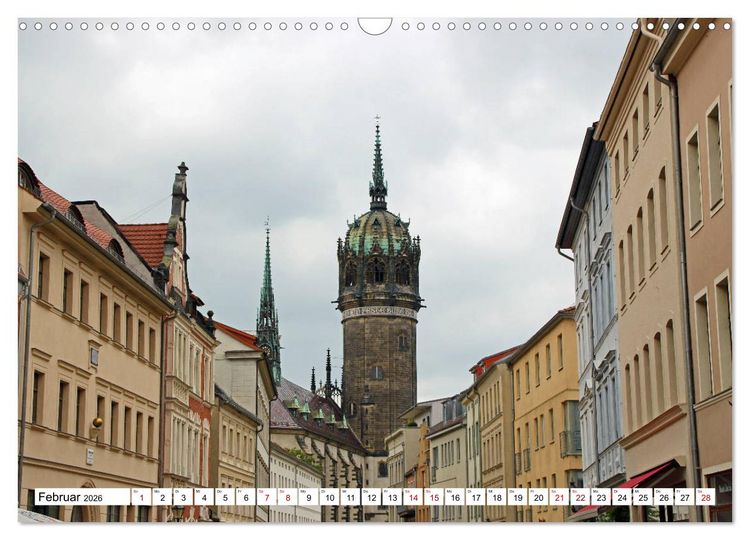 Produktbild: Die Lutherstadt Wittenberg (Wandkalender 2026 DIN A3 quer), CALVENDO Monatskalender