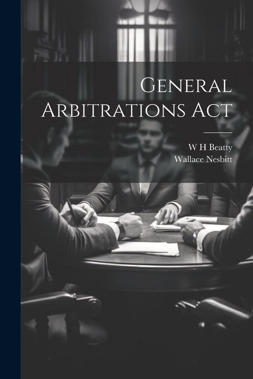 Produktbild: General Arbitrations Act