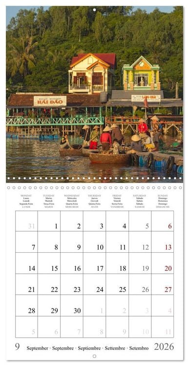 Produktbild: Colours of Vietnam (Wall Calendar 2026 12 &times; 12 Inch) CALVENDO 12 Month Wall Calendar
