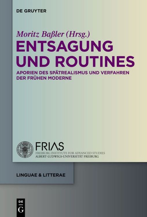 Produktbild: Entsagung und Routines
