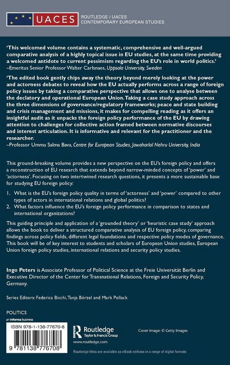 Produktbild: The European Union's Foreign Policy in Comparative Perspective