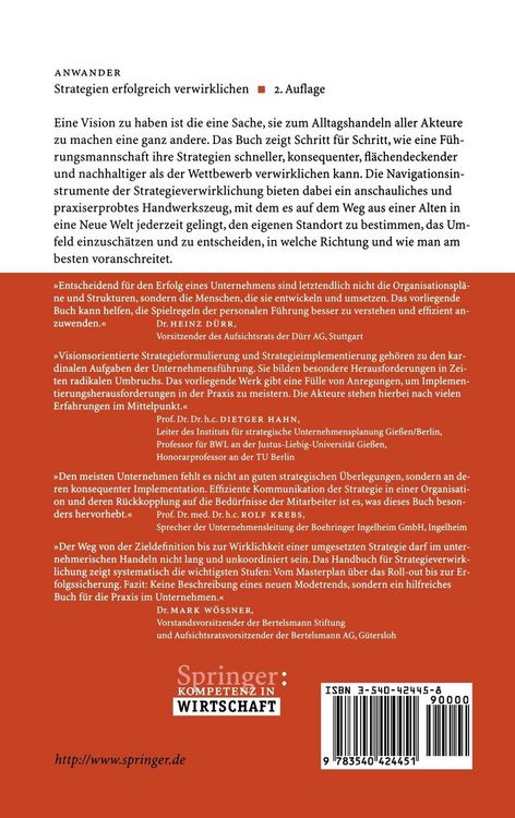 Produktbild: Strategien erfolgreich verwirklichen