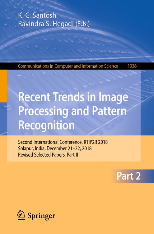 Produktbild: Recent Trends in Image Processing and Pattern Recognition