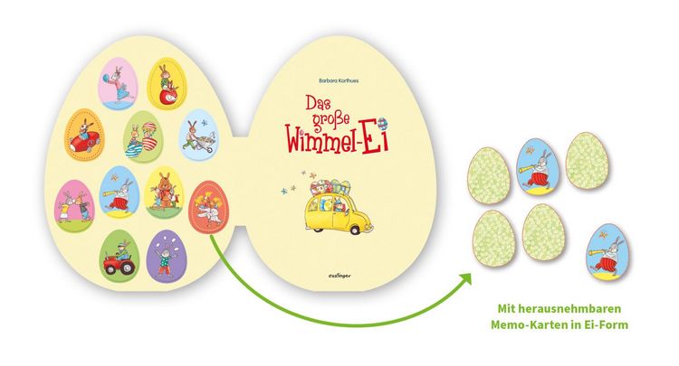 Produktbild: Das gro&szlig;e Wimmel-Ei, mit Eier-Memospiel