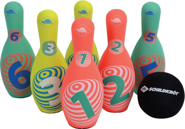 Produktbild: NEOPREN KEGEL-SET im Kartontr&auml;ger mit Meshbag,
