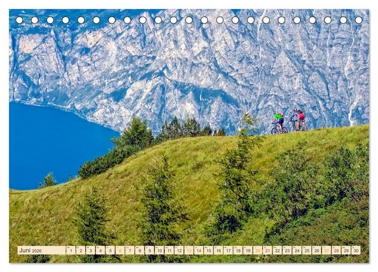 Produktbild: Mountainbike extrem (Tischkalender 2026 DIN A5 quer), CALVENDO Monatskalender