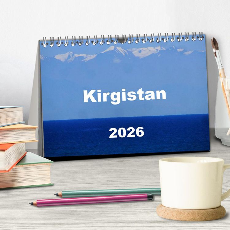 Produktbild: Kirgistan 2026 (Tischkalender 2026 DIN A5 quer), CALVENDO Monatskalender