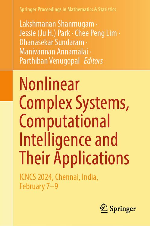 Produktbild: Nonlinear Complex Systems, Computational Intelligence and Their Applications