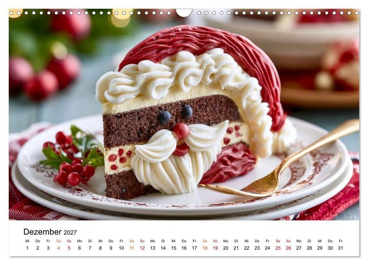 Produktbild: Lieblingskuchen - S&uuml;&szlig;e Augenblicke (Wandkalender 2027 DIN A3 quer), CALVENDO Monatskalender