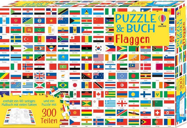 Bild vom Artikel Puzzle & Buch: Flaggen vom Autor Sue Meredith