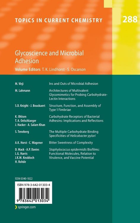 Produktbild: Glycoscience and Microbial Adhesion