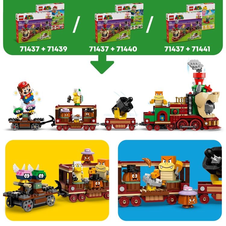 LEGO Super Mario Der Bowser-Schnellzug, Nintendo Spielset 71437