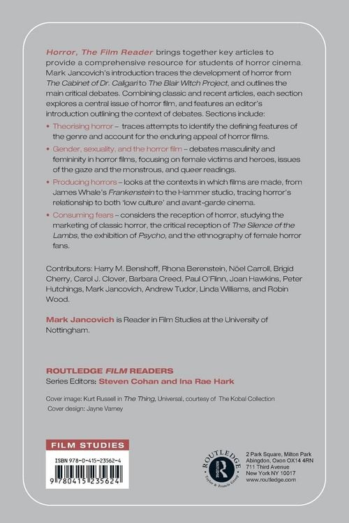 Produktbild: Horror, The Film Reader