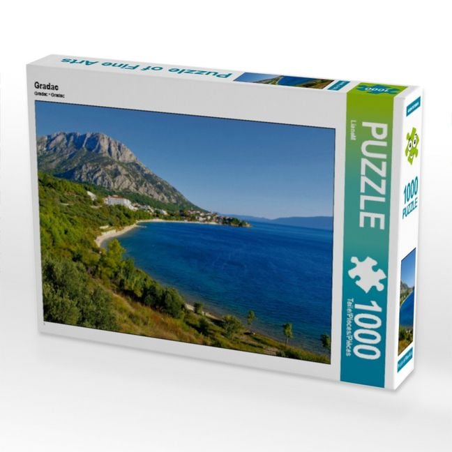 Produktbild: CALVENDO Puzzle Gradac | 1000 Teile Lege-Gr&ouml;&szlig;e 64x48cm Foto-Puzzle f&uuml;r gl&uuml;ckliche Stunden