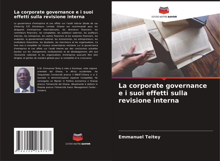 Produktbild: La corporate governance e i suoi effetti sulla revisione interna