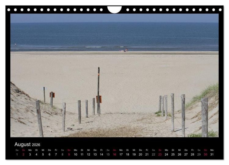 Produktbild: Texel, eine Perle Hollands (Wandkalender 2026 DIN A4 quer), CALVENDO Monatskalender