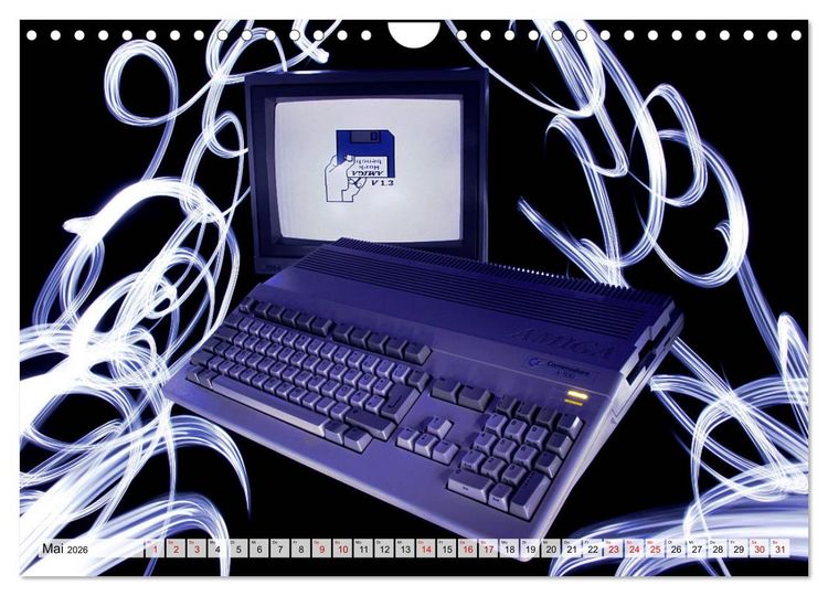 Produktbild: Computer der 80er (Wandkalender 2026 DIN A4 quer), CALVENDO Monatskalender