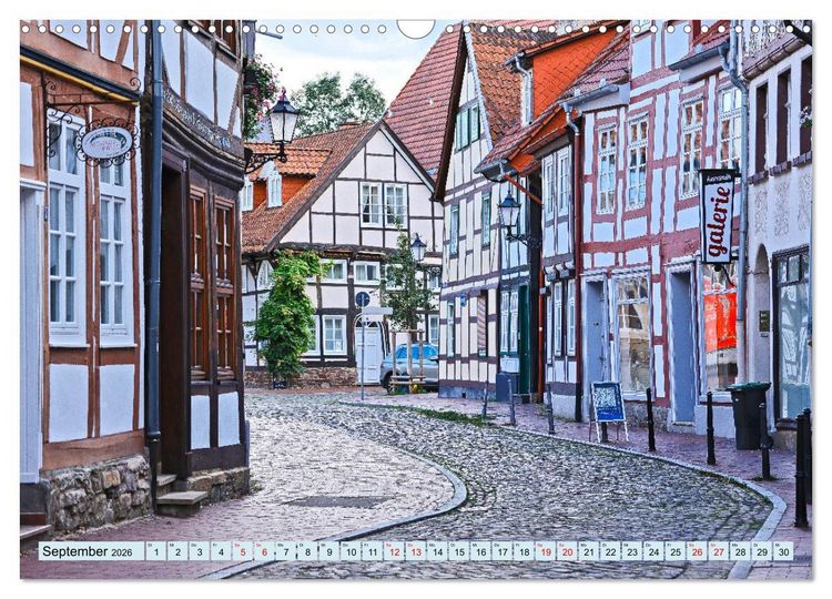 Produktbild: Hameln - Fachwerk und Weserrenaissance (Wandkalender 2026 DIN A3 quer), CALVENDO Monatskalender