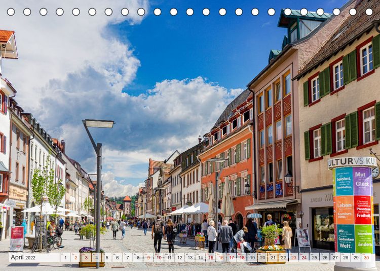 Produktbild: Villingen-Schwenningen Stadtansichten (Tischkalender 2022 DIN A5 quer)