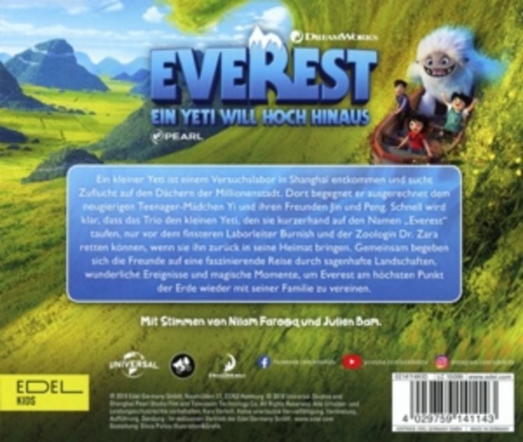 Produktbild: Everest-Ein Yeti Will Hoch Hinaus-HSP Kinofilm