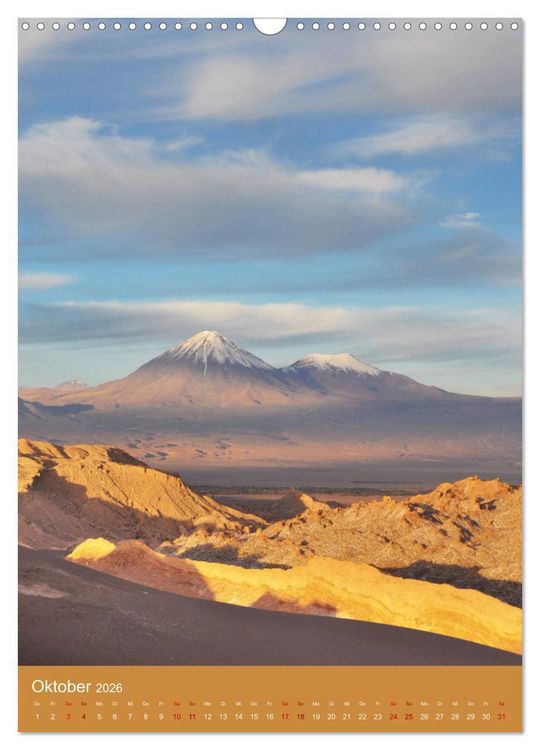 Produktbild: Erlebe mit mir die Atacama (Wandkalender 2026 DIN A3 hoch), CALVENDO Monatskalender