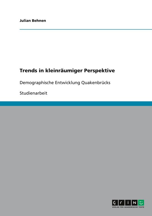 Produktbild: Trends in kleinr&auml;umiger Perspektive