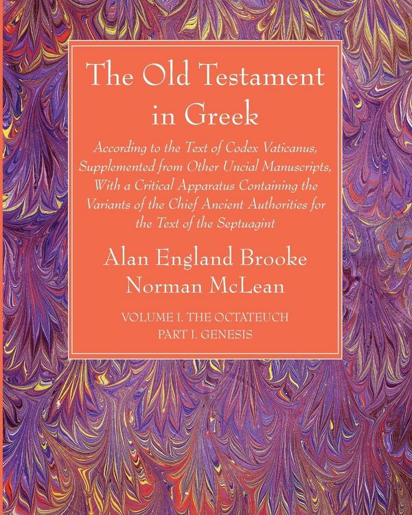Produktbild: The Old Testament in Greek, Volume I The Octateuch, Part I Genesis