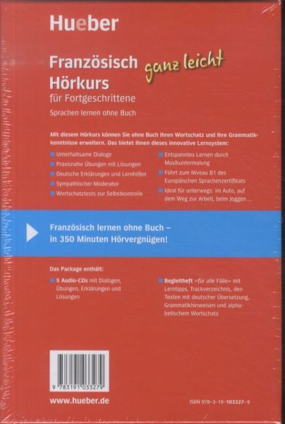 Produktbild: Franz&ouml;sisch ganz leicht H&ouml;rkurs f&uuml;r Fortgeschrittene