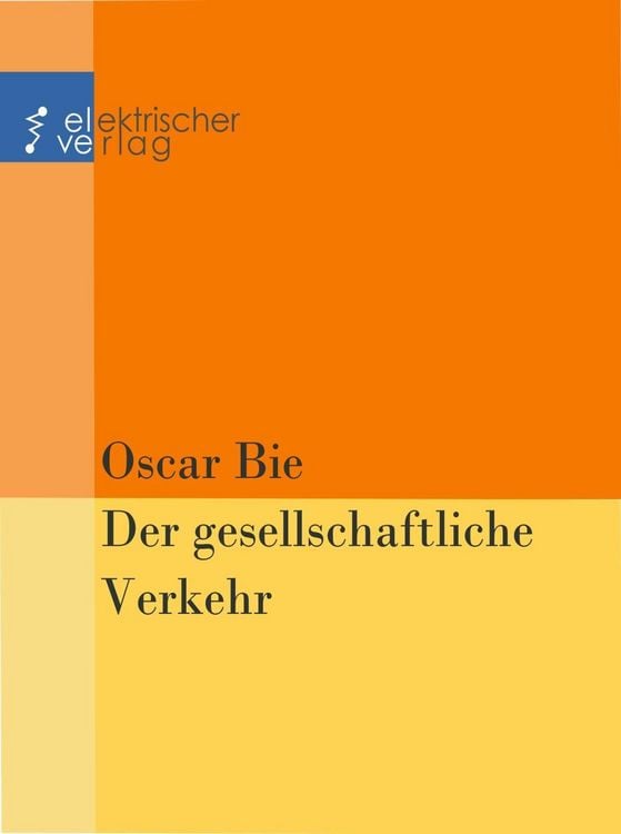 Produktbild: Der gesellschaftliche Verkehr