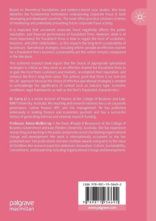 Produktbild: Corporate Fraud Across the Globe