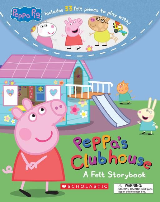 Produktbild: Peppa's Clubhouse: A Felt Storybook (Peppa Pig)