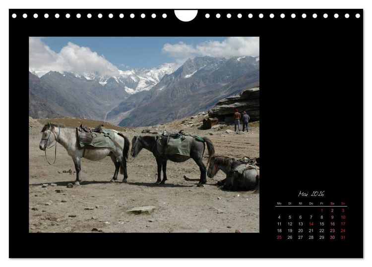 Produktbild: Ladakh, Berge und Spruchweisheiten (Wandkalender 2026 DIN A4 quer), CALVENDO Monatskalender