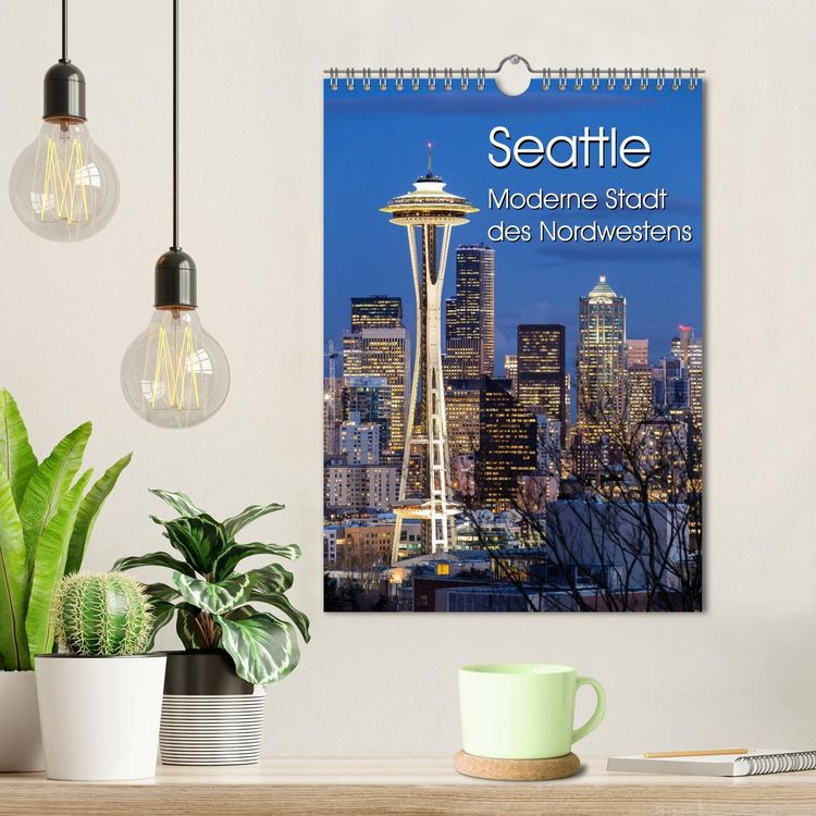 Produktbild: Seattle - Moderne Stadt des Nordwestens (Wandkalender 2026 DIN A4 hoch), CALVENDO Monatskalender